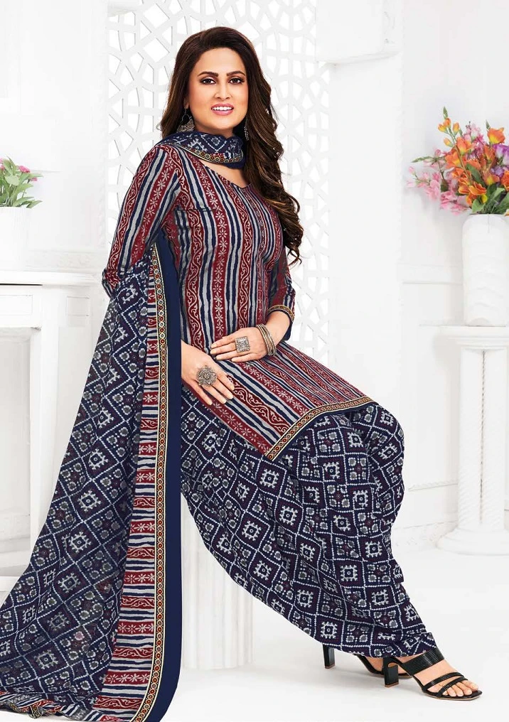 Ganpati Payal Vol 8 Pure Cotton Wholesale Salwar Suit Catalog — Wholesale Salwar Suits, Ganpati wholesale from Surat - Gallery Image 13
